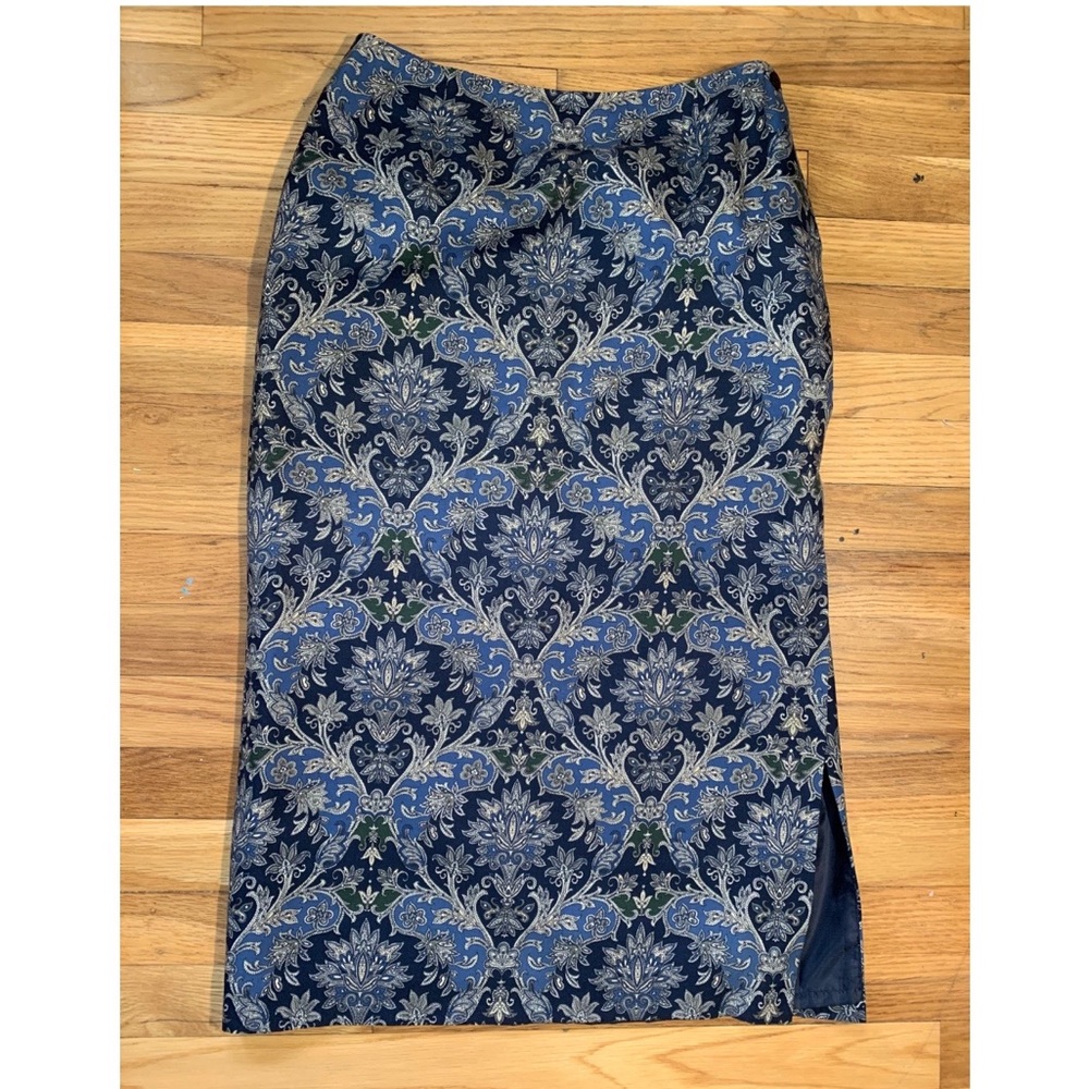 Vintage Talbots Petite Blue Skirt